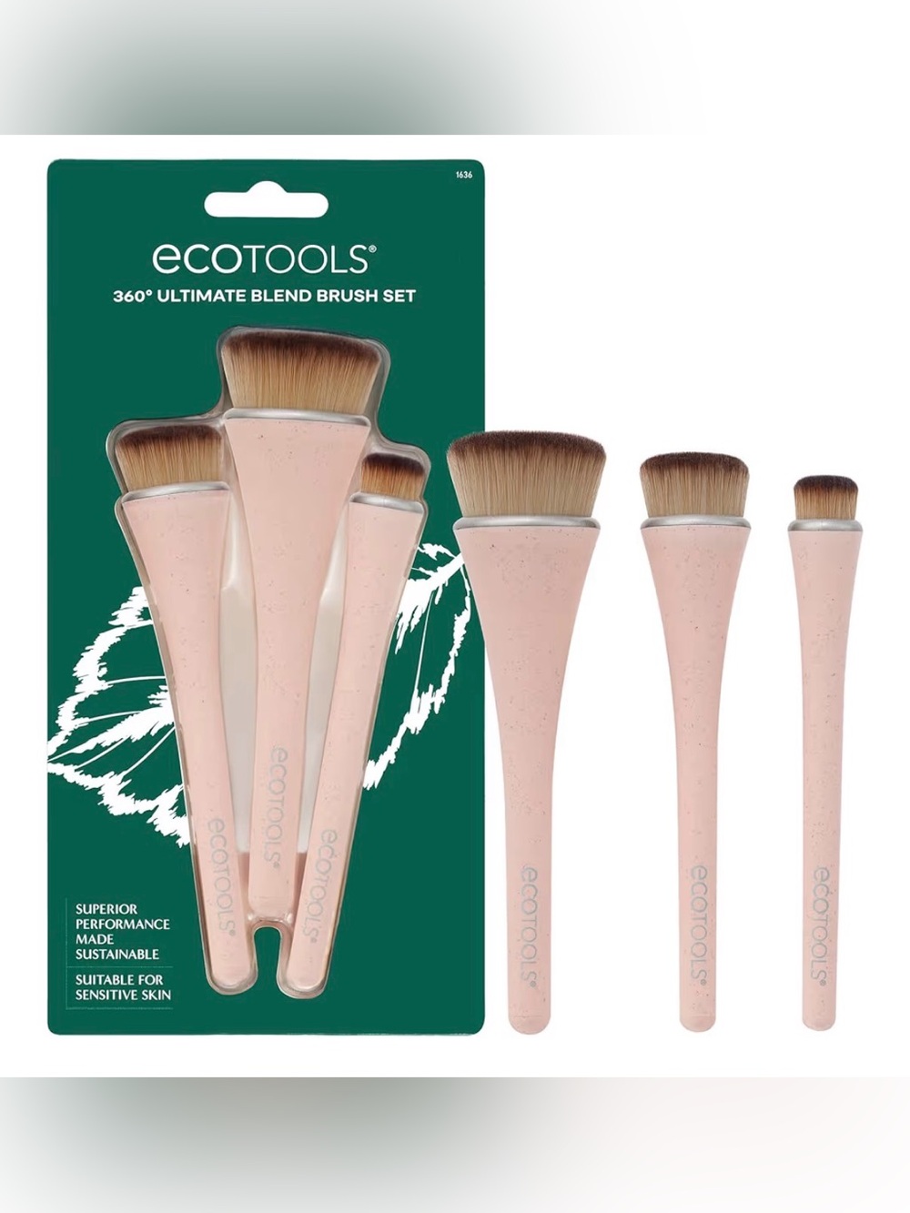 EcoTools 360° Ultimate Blend Brush Set - 3 Brush Set